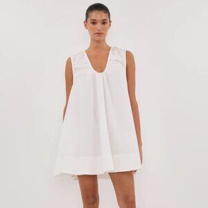 DISSH Gabby White Cotton Mini Dress